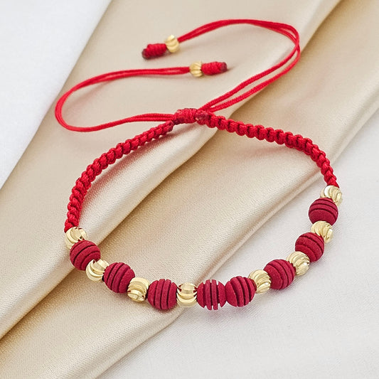 MJ PULSERA GOLD ITALIANO # 5 NEOPR # 6 ROJO