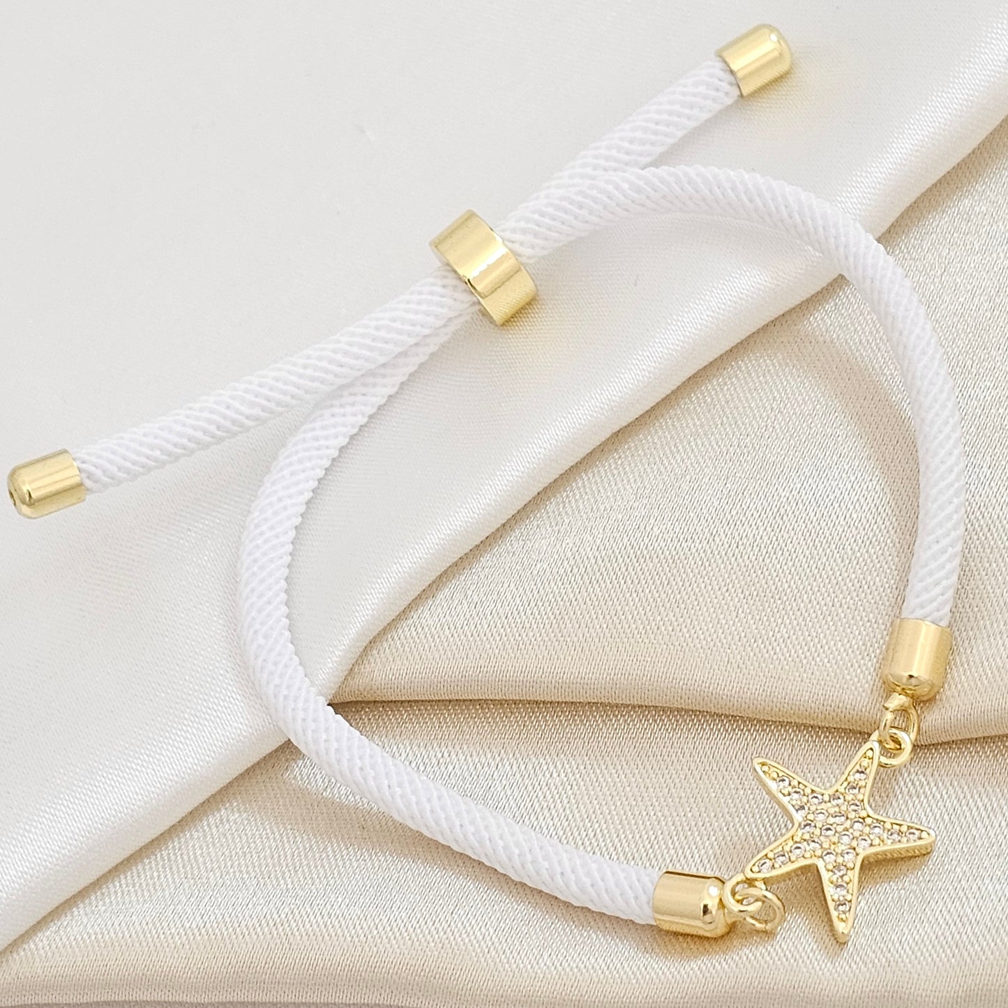 PULSERA BLANC AJUSTABLE C/ HERRAJ ESTRELL MAR DORA