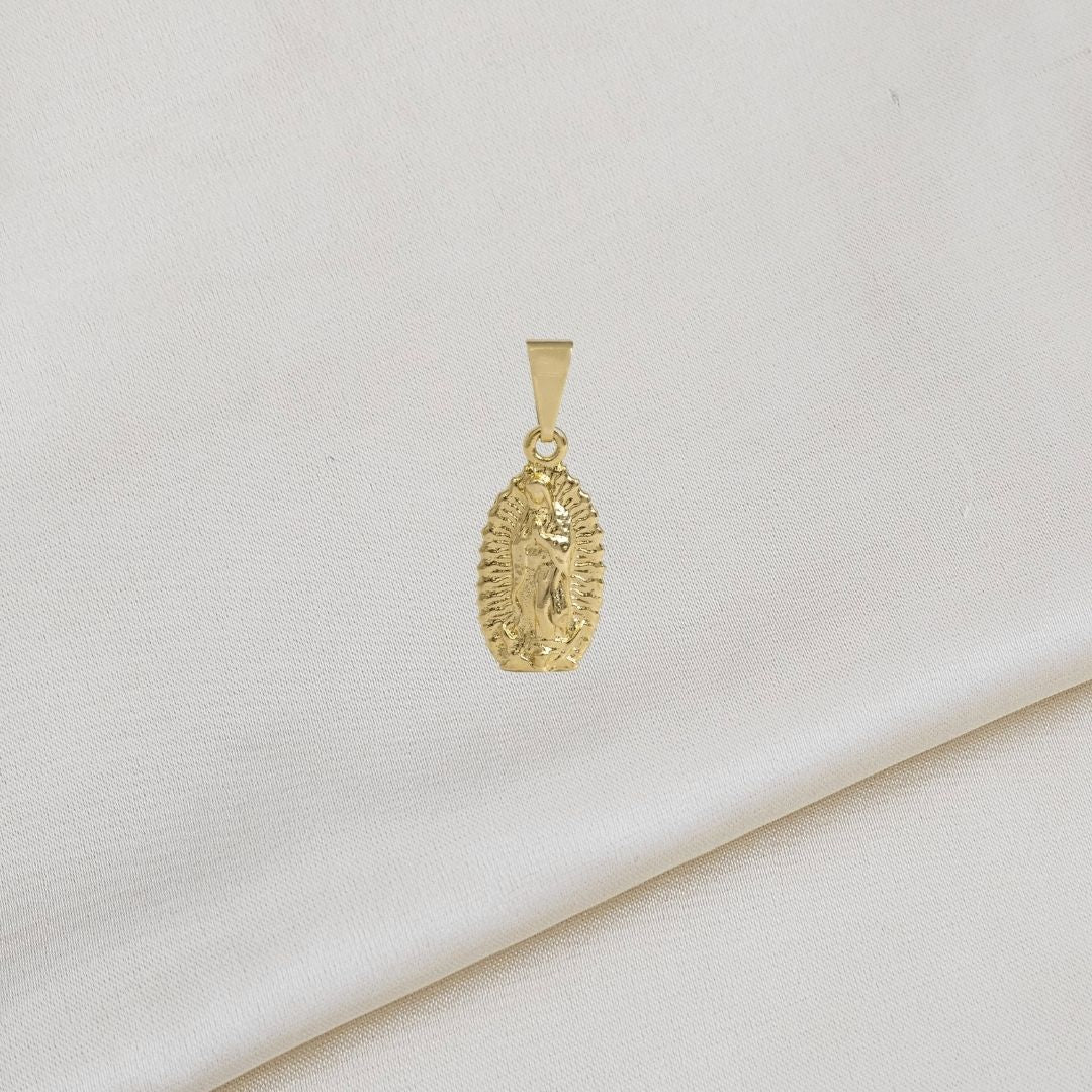 DIJE VIRGEN GUADALUPE TALLADA LAM 18K - 24550