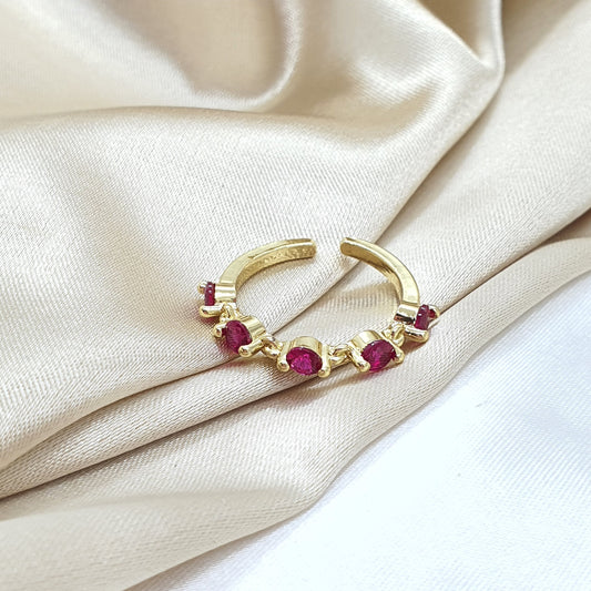 ANILLO FUCSIA MUJER RF 252