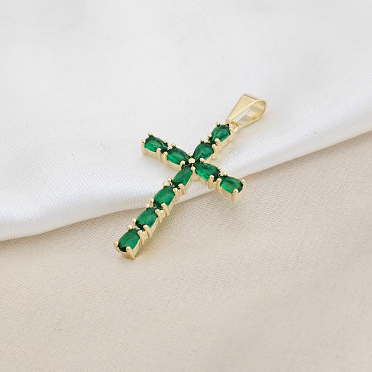 DIJE CRUZ EMERALD LAM18K - 23188